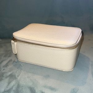 Pottery Barn Quinn Foil-Debossed Leather Travel Case